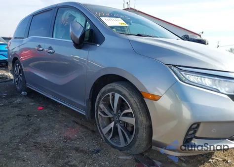 2022 Honda Odyssey Touring из США, поврежденный, VIN 5FNRL6H89NB025841